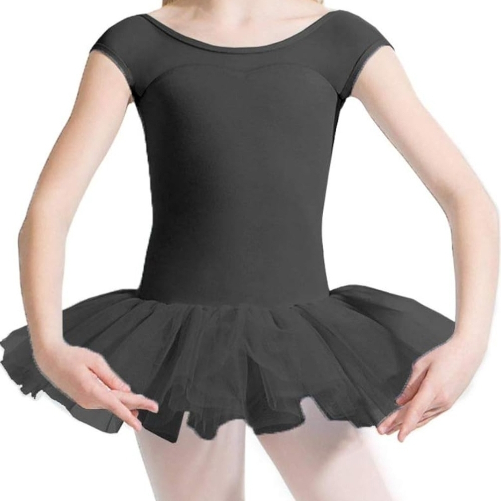Capezio Black Dance Dress with Tutu Skirt